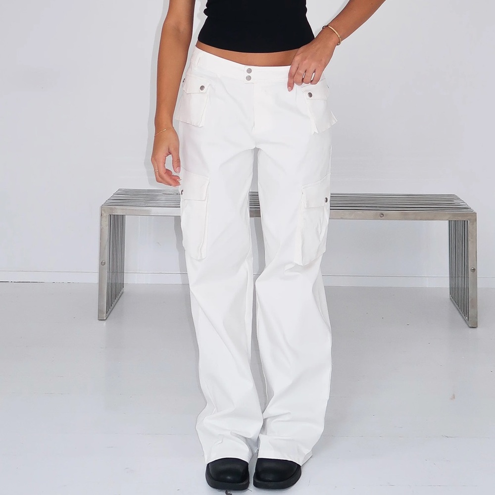 White Fox Boutique White Straight Leg Pants